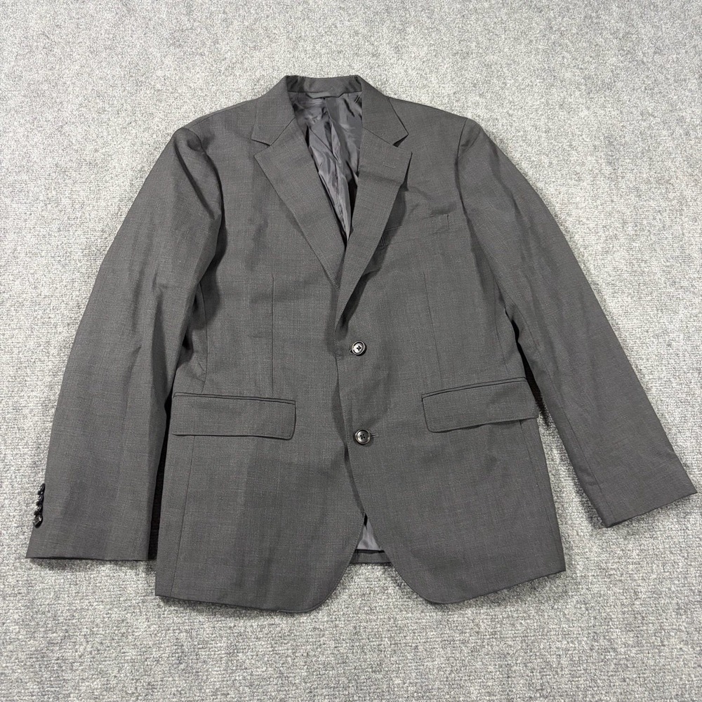 Bonobos Blazer Mens 38R Dark Gray Worsted Wool Blend Sports Coat Standard Fit